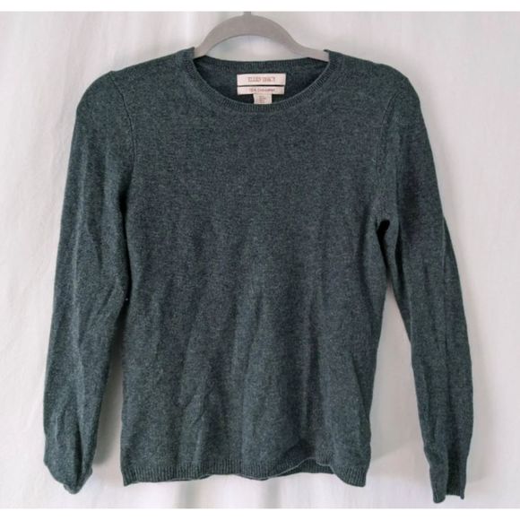 Ellen Tracy Sweaters - Ellen Tracy Green Teal 100% Cashmere Sweater XS